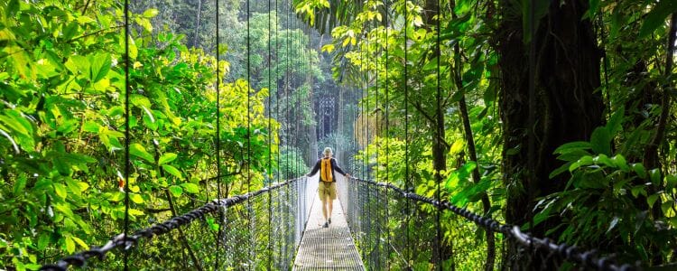 Vista panorámica de Costa Rica